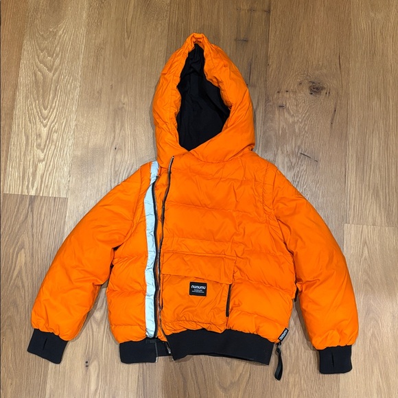 Kids nununu ORANGE Puffer Down Vest/Jacket Size 8-9